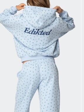 Edikted floral sweat set nwt